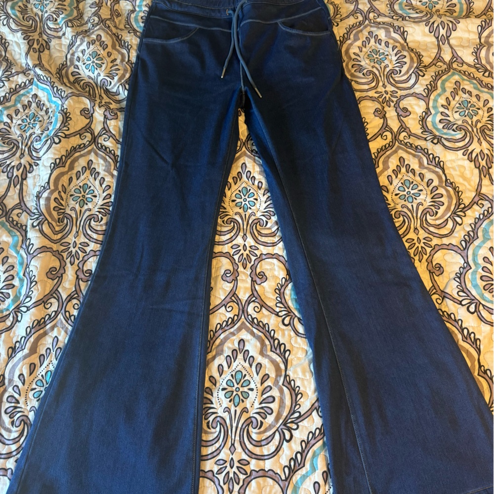 HALARA Blue Flare & Wide Leg Jeans NWT